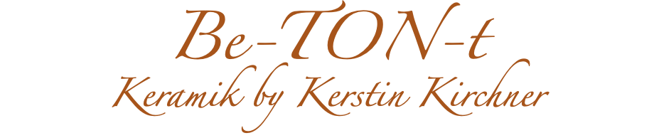 Be-TON-t Keramik by Kerstin Kirchner